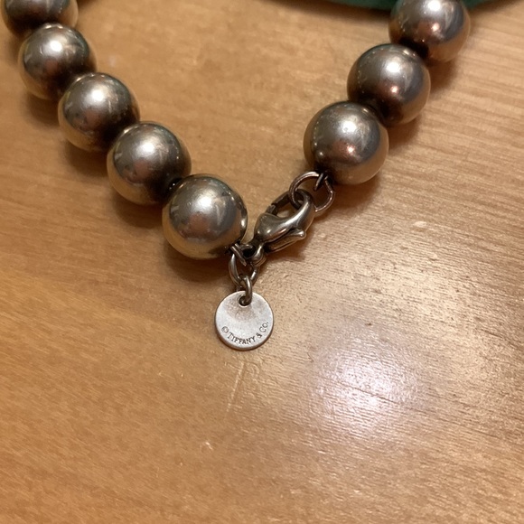Tiffany hardware 10mm ball bracelet 7.5” - Picture 4 of 10